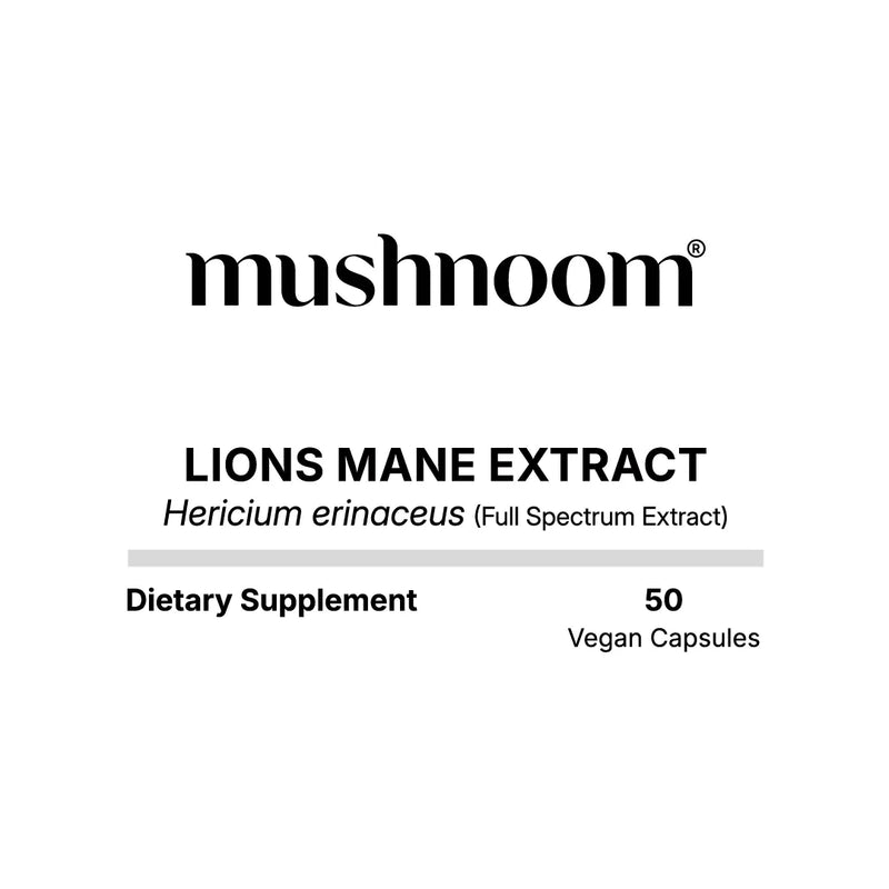 Lions Mane Capsules – Hericium Erinaceus