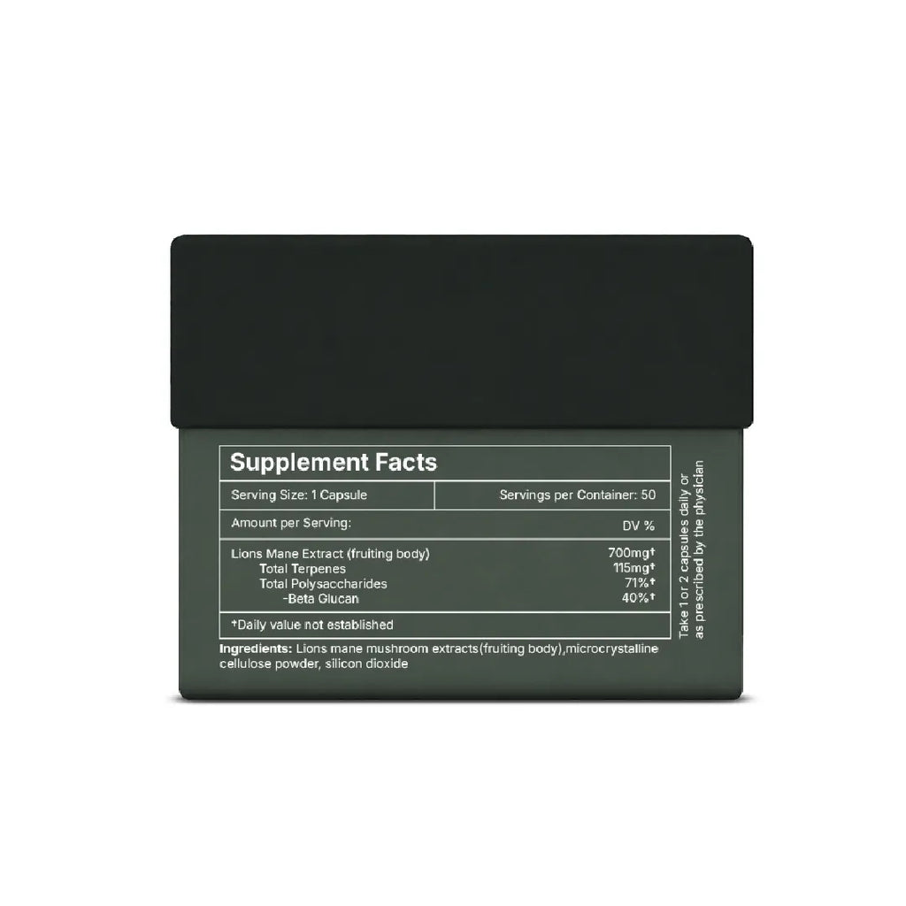 Lions Mane Capsules – Hericium Erinaceus