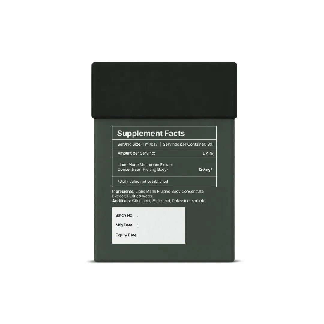 Lion's Mane Liquid Tincture — Hericium Erinaceus